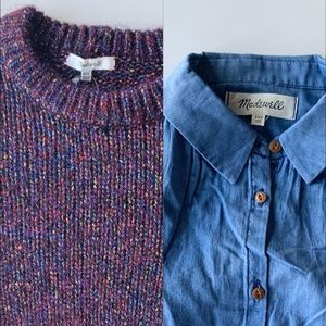 Madewell 2-for-1 size xxs